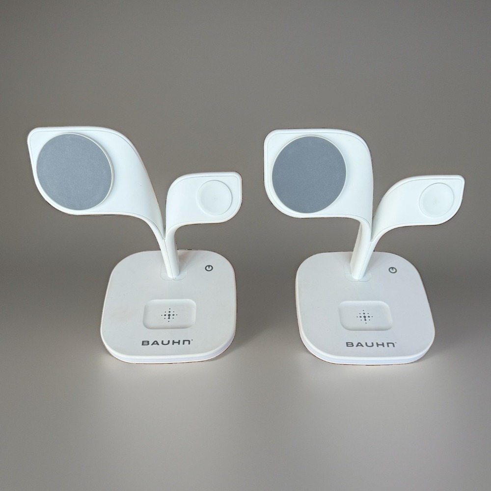 2 PACK - 3 IN 1 WIRELESS CHARGING STATION YM-UD22 CHARGING CHARGER NIGHT LIGHT